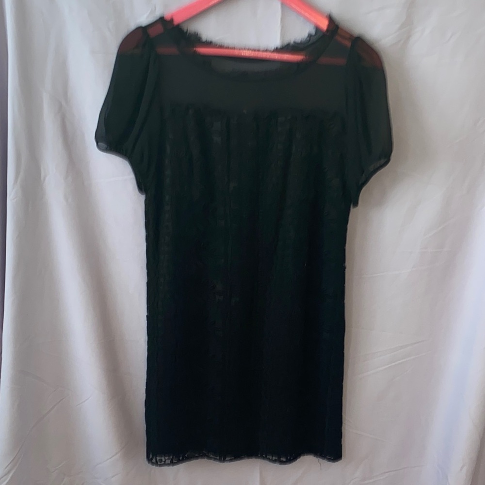 Laundry By Shelli Segal Black Lace Dress